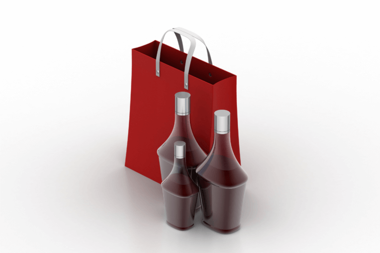 Reusable Wine Carrier Bag That Holds 6 Bottles